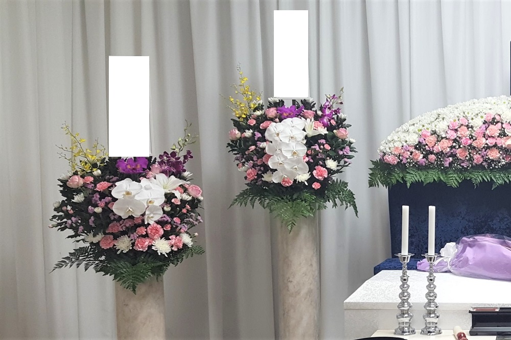 家族葬・一日葬　葬儀供花-葬儀お花お届け便